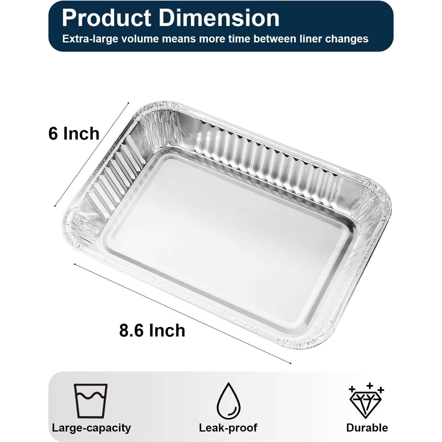 Bandejas de Goteo Desechables Matchwaves para Grill Weber 20 Pcs