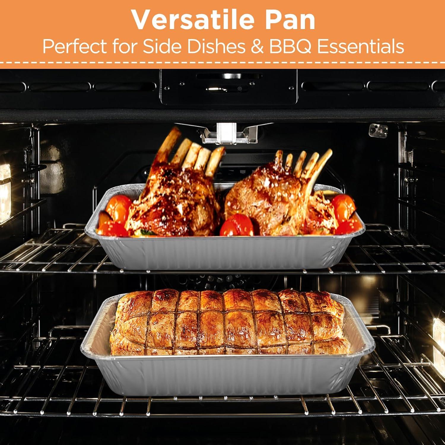 Paquete de 30 bandejas desechables Sageme para parrillas Weber