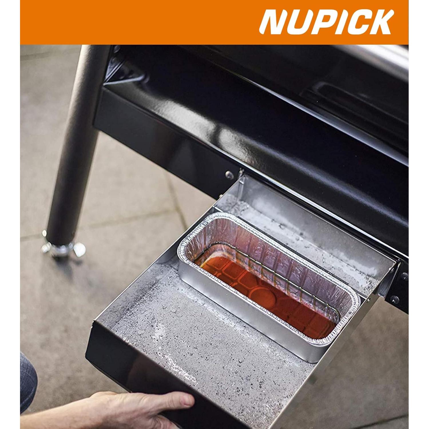 NUPICK 35 Bandejas de Goteo Aluminio para Parrillas Weber
