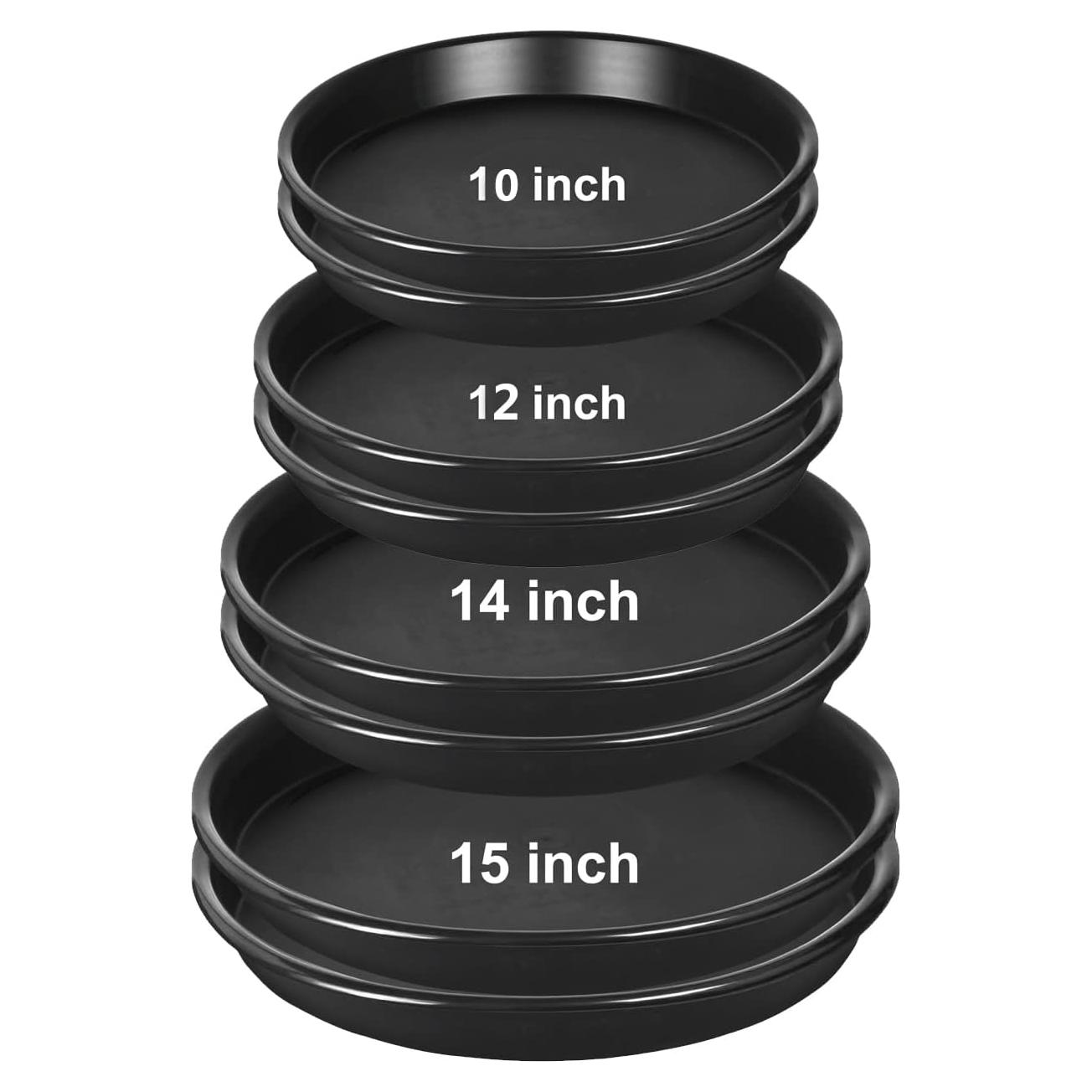 Paquete de 8 Platillos de Plástico NABAOXUN para Plantas 10-15 cm