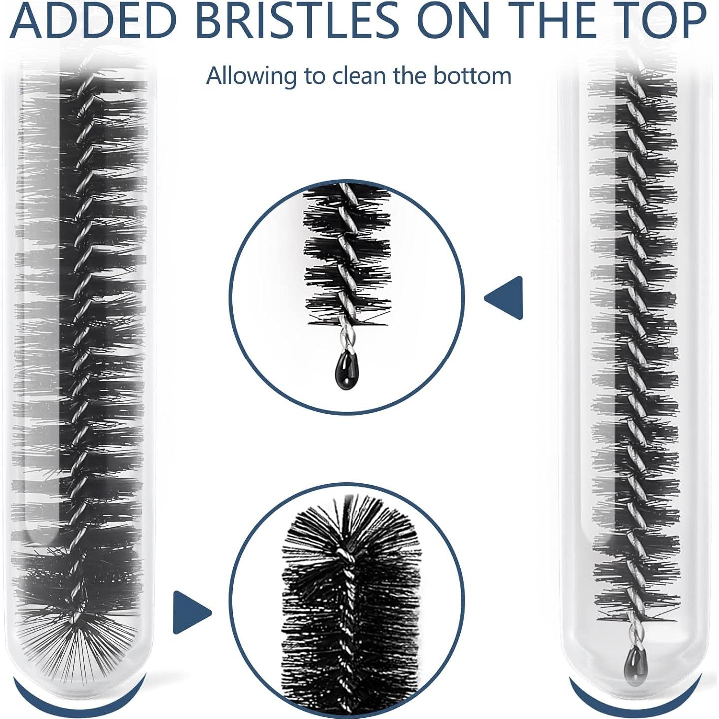 Conjunto de 12 cepillos limpiadores Ixiaoyoo 21 cm reutilizables