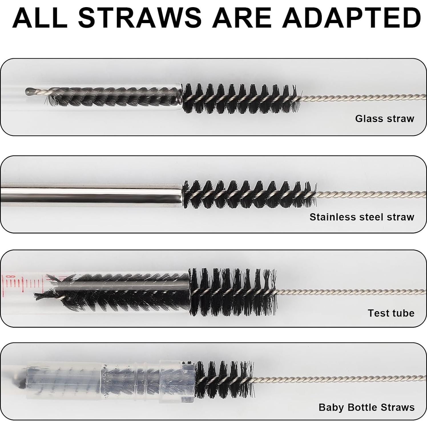 Conjunto de 12 cepillos limpiadores Ixiaoyoo 21 cm reutilizables