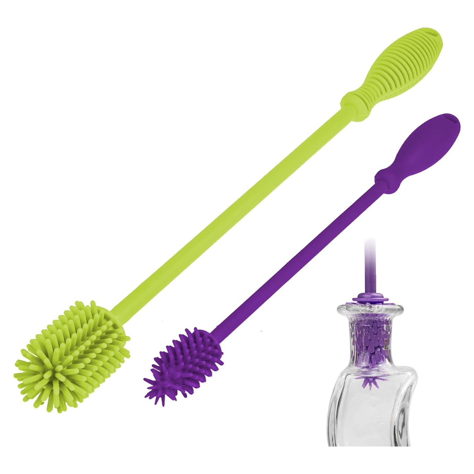 Limpiador de Botellas de Silicona A2S - Juego de 2 Piezas