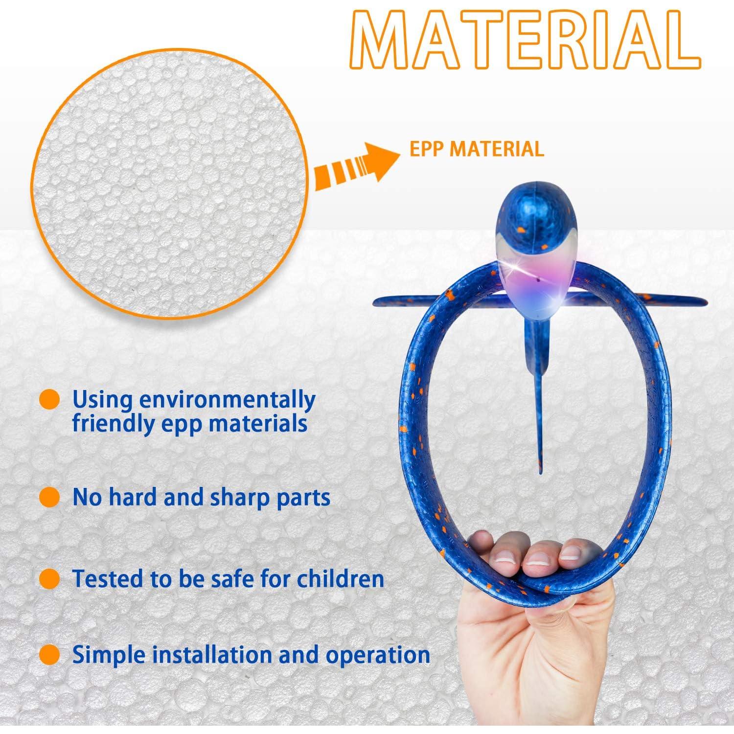 Paquete de 2 Aviones LED CUKU 44,45 cm 2 Modos de Vuelo