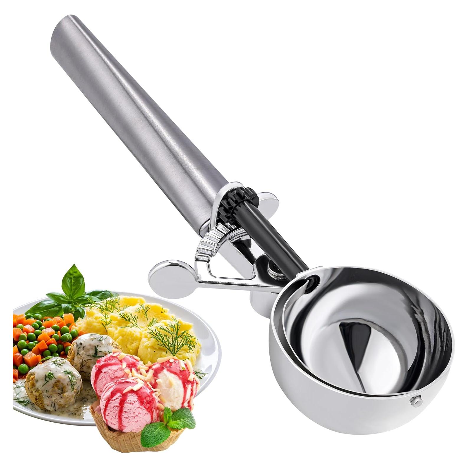 Cucharón de Masa para Galletas Soobeeke #16 60ml Acero Inoxidable