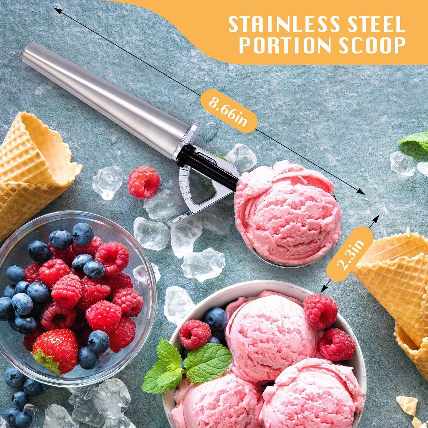 Cucharón de Masa para Galletas Soobeeke #16 60ml Acero Inoxidable