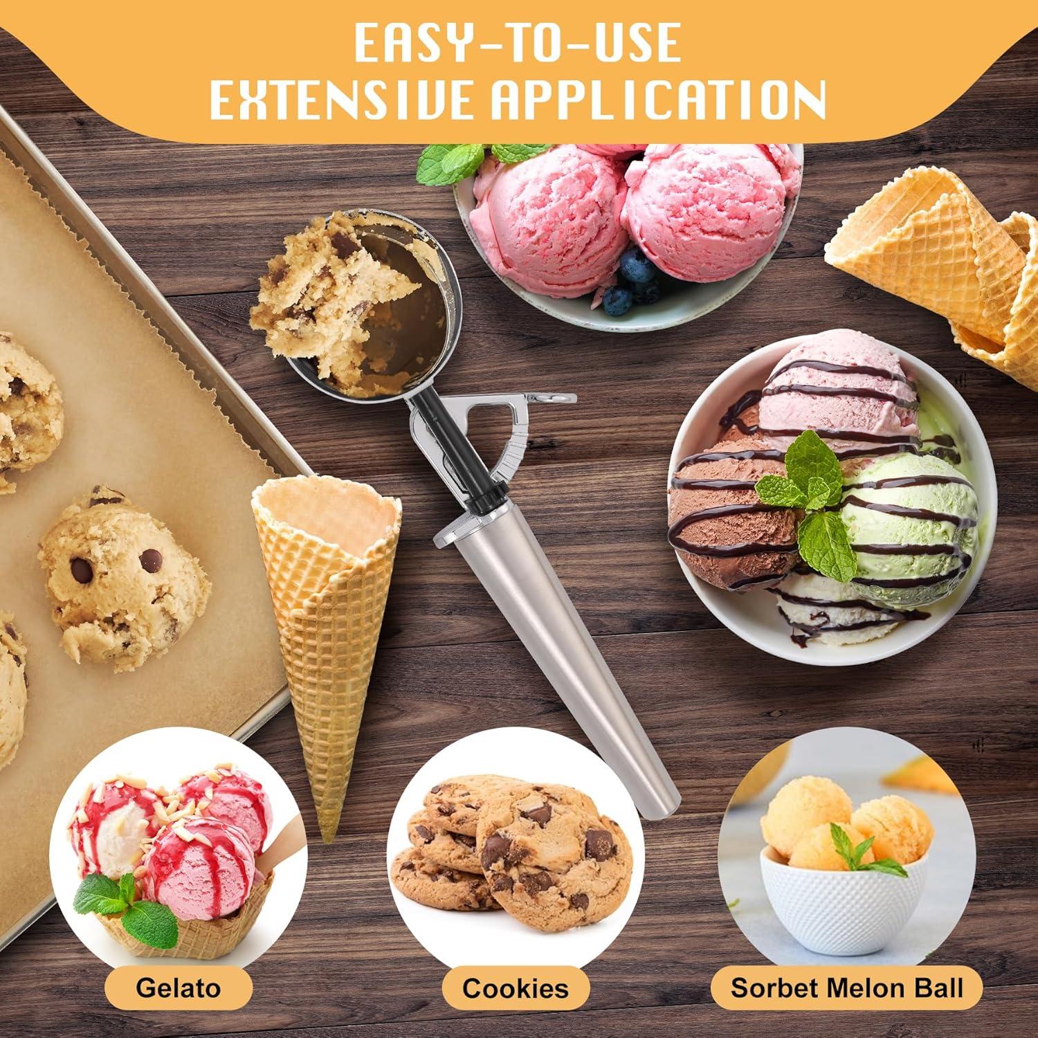 Cucharón de Masa para Galletas Soobeeke #16 60ml Acero Inoxidable