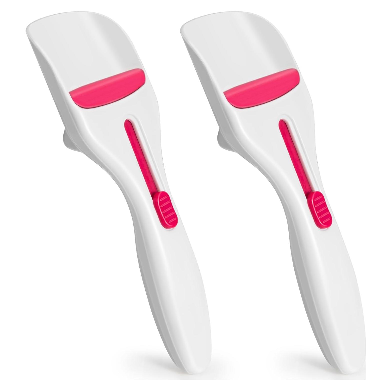 Set 2 Cucharones para Masa Sykexonm Rosa y Blanco