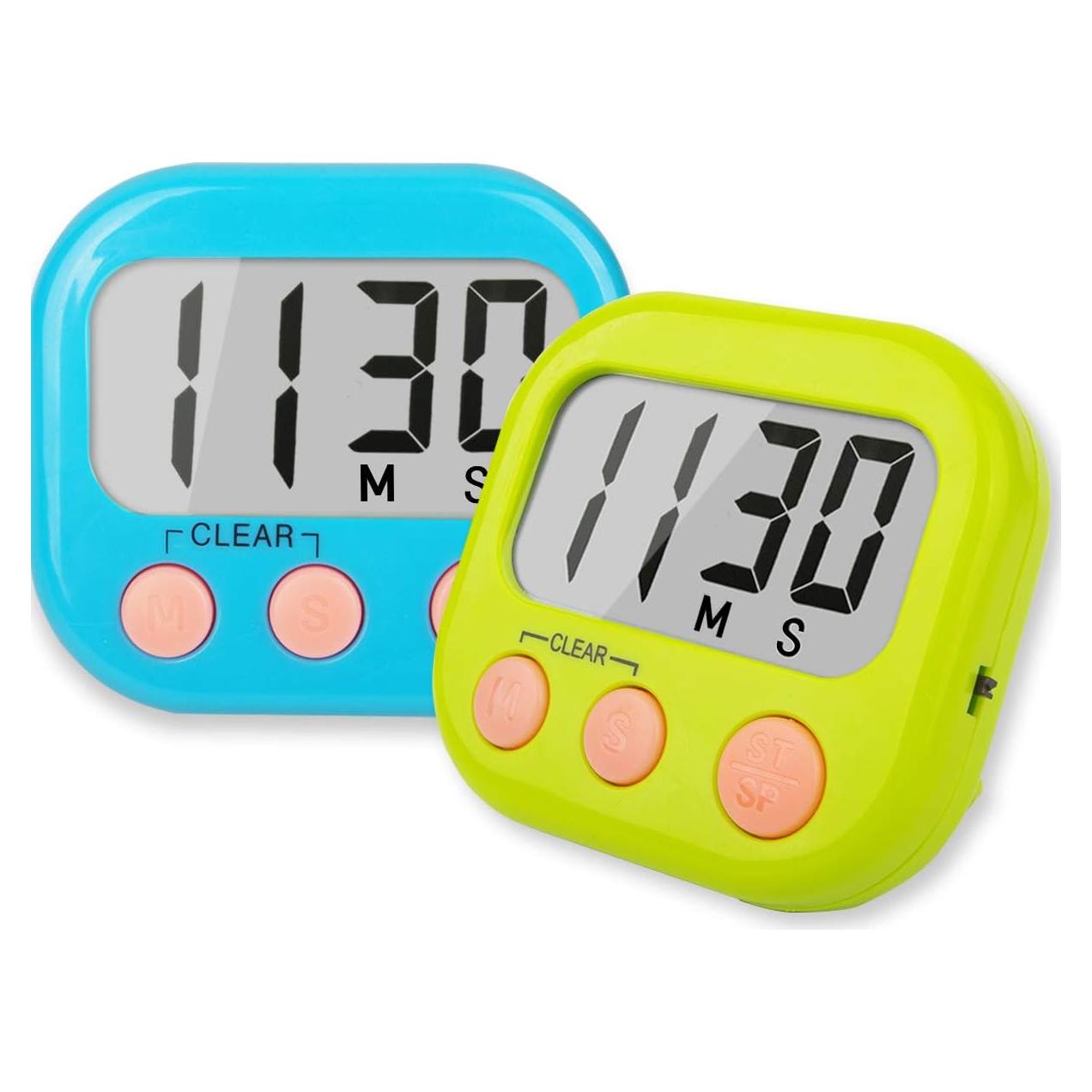 Temporizadores Digitales Magnéticos AOUCE 2 Paquete 99 Minutos