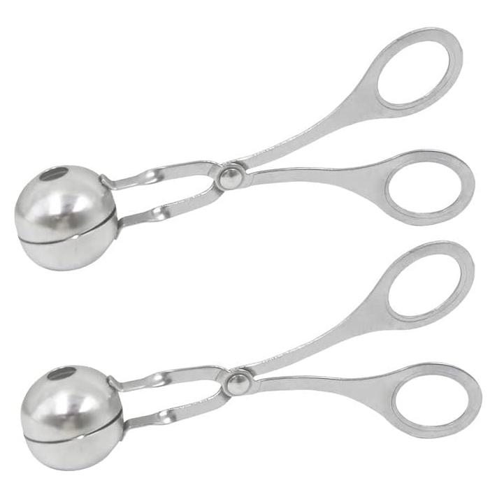 Cucharón de Acero Inoxidable para Albóndigas CaoXiong - 2 Pcs