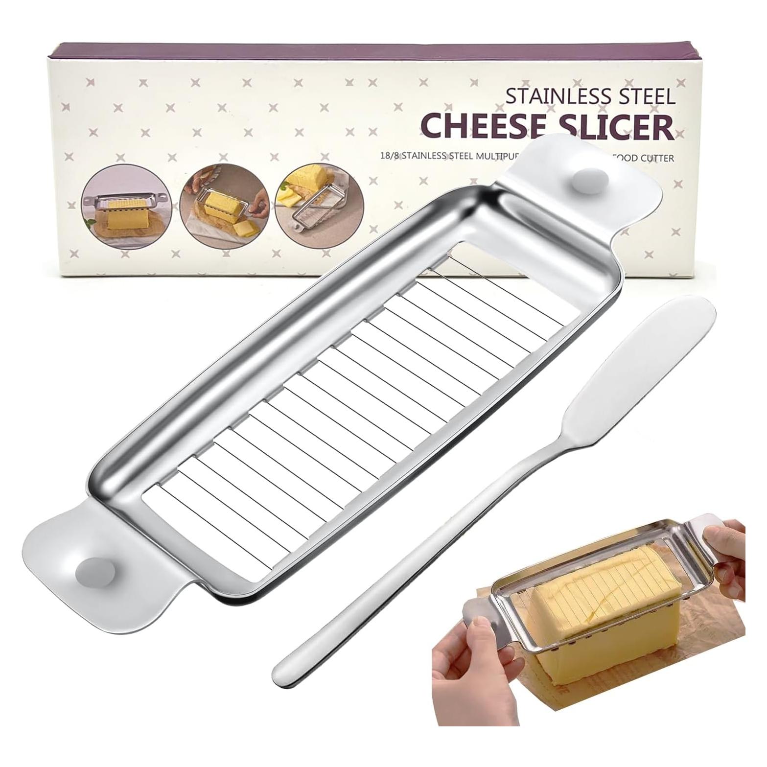 Cortador de Queso ADULLPONY 18 Cuerdas Acero Inoxidable 1 cm