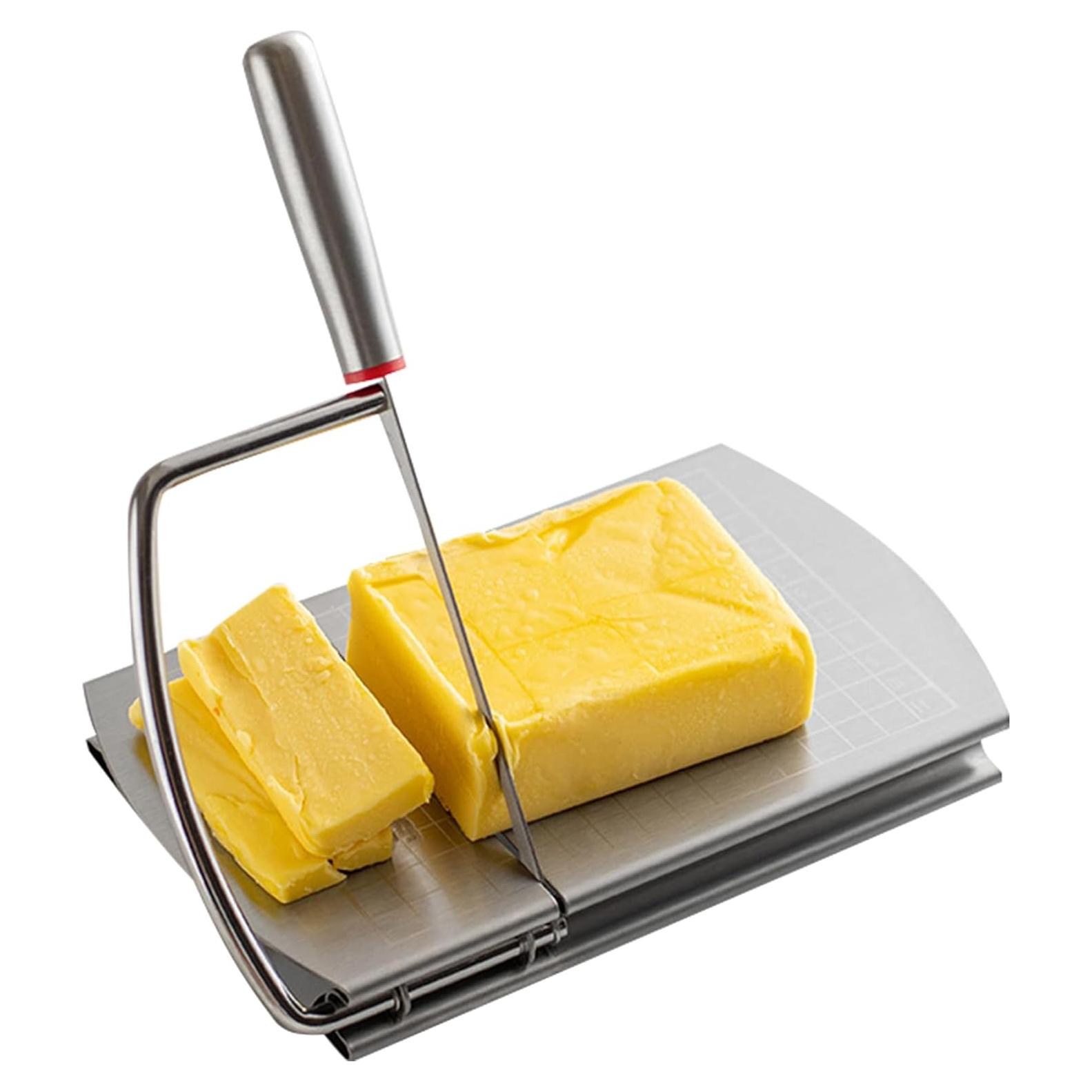 Cortador de Queso Multifuncional LEXICHER con Tabla de Acero Inoxidable