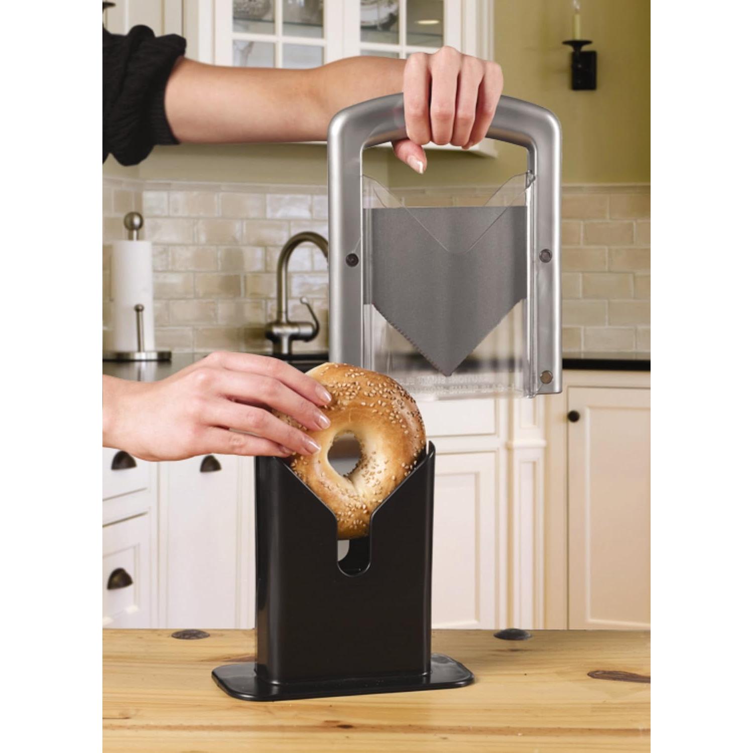 Cortador Universal de Bagels Hoan 23.5 cm Acero Inoxidable Plata
