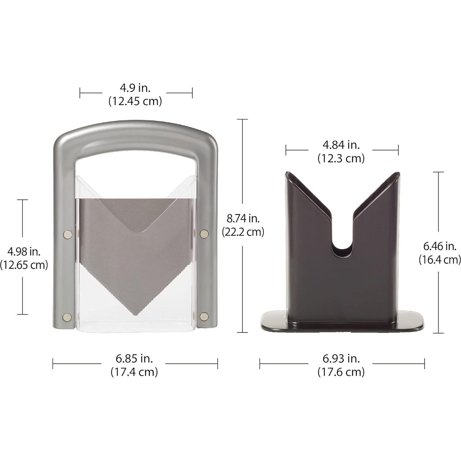 Cortador Universal de Bagels Hoan 23.5 cm Acero Inoxidable Plata