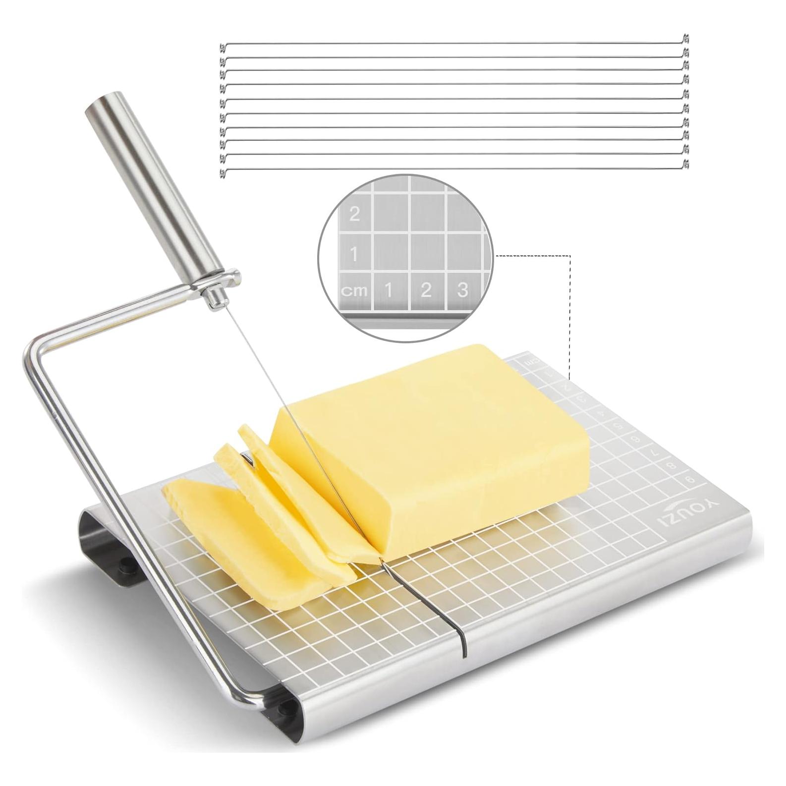 Cortador de Queso YouZi con 10 Cables Repuestos y Tabla