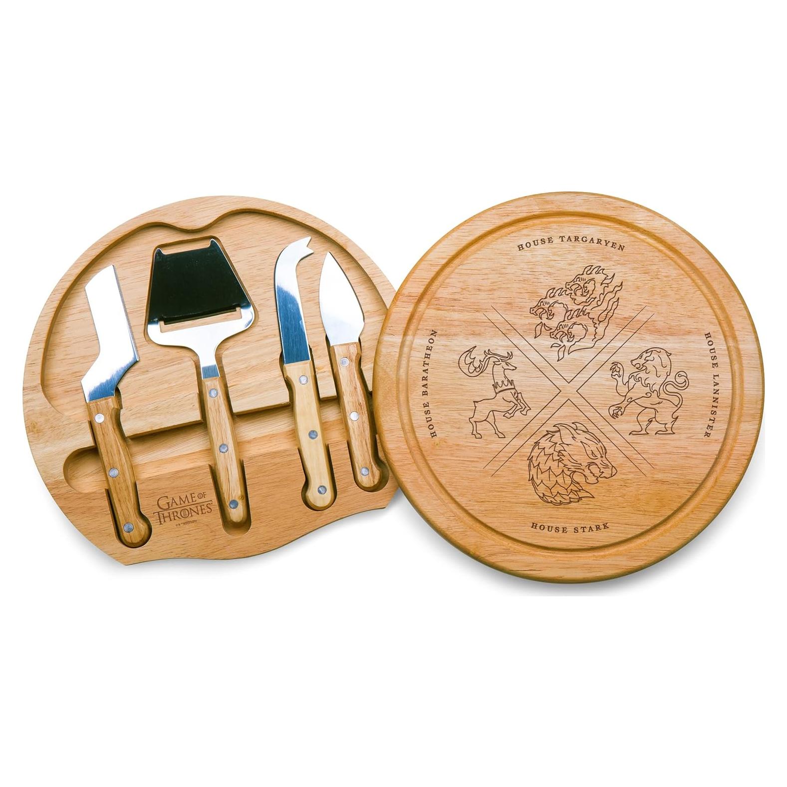 Tabla de Queso PICNIC TIME Juego de Tronos 4 Casas