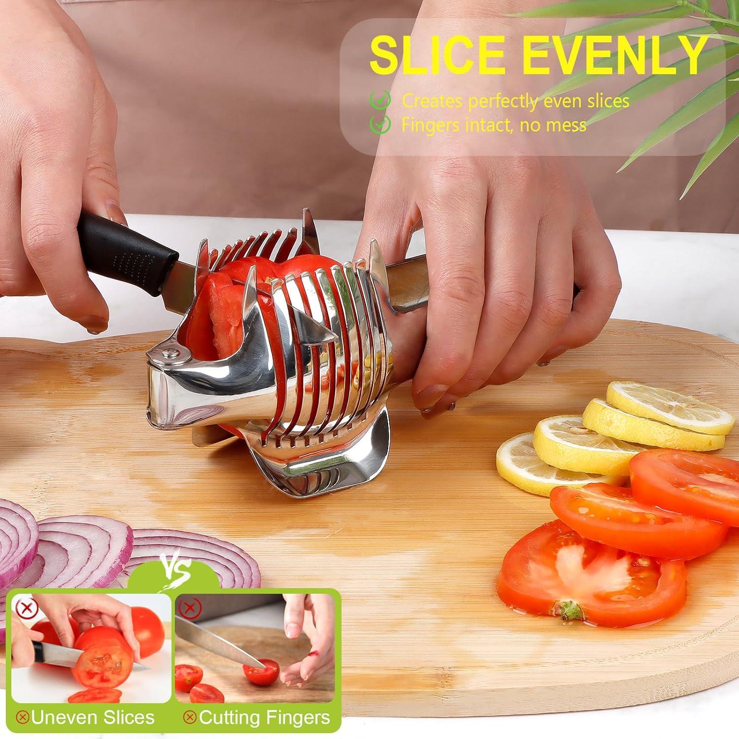 Cortador de Verduras KAYCROWN de Acero Inoxidable 20 cm