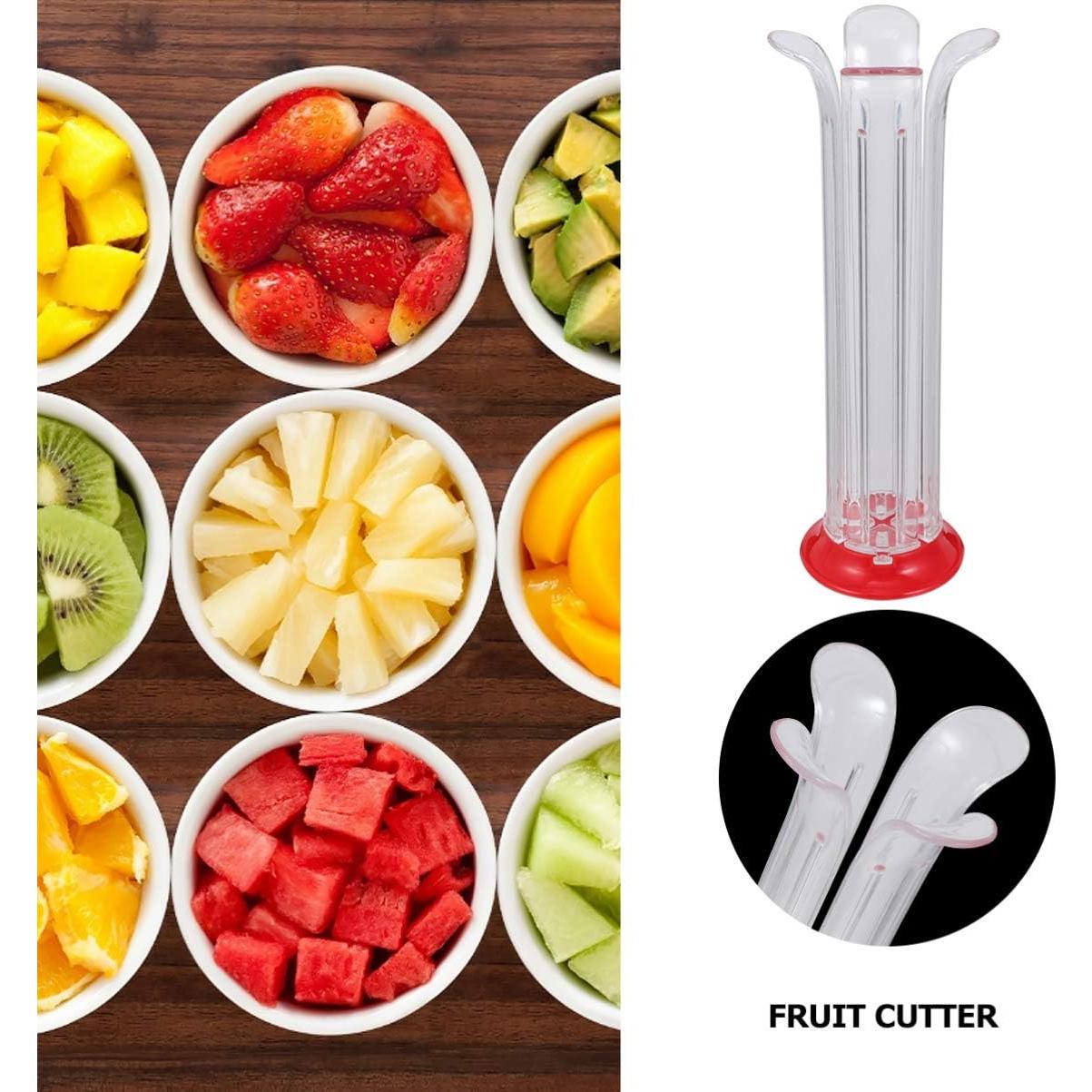 Cortador de Frutas DOITOOL 2 Pcs para Tomates y Uvas