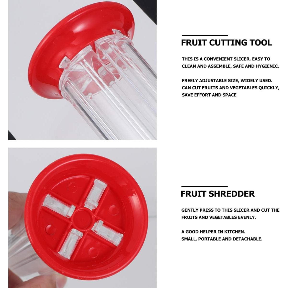 Cortador de Frutas DOITOOL 2 Pcs para Tomates y Uvas