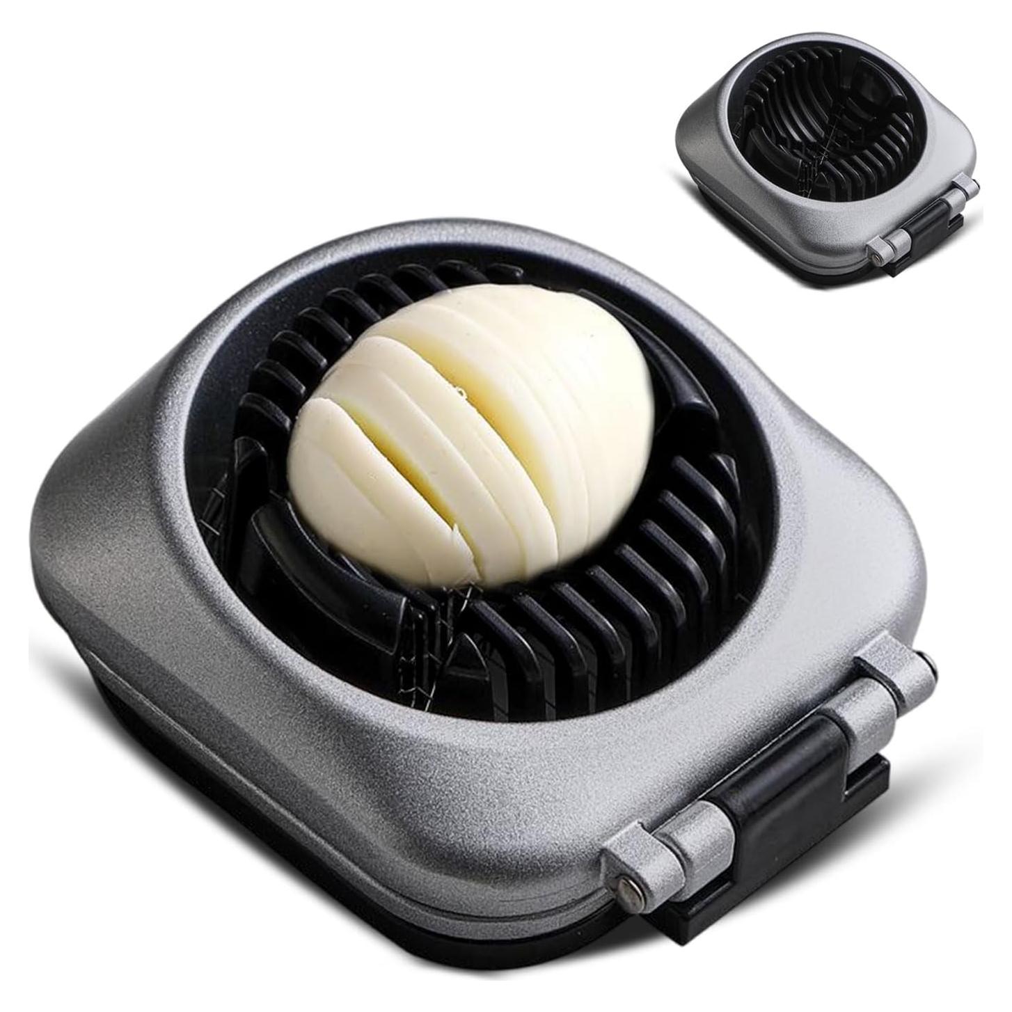 Cortador de Huevos Multifuncional EAZHOP Acero Inoxidable Plata