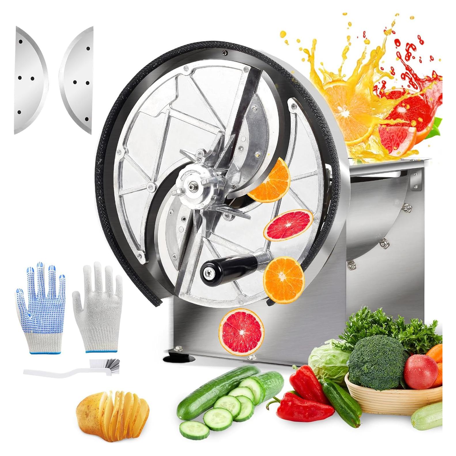 Cortador de Verduras JIVGDN Manual Acero Inoxidable 0-13mm