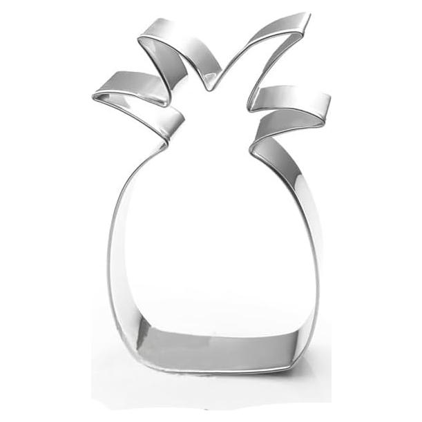 Molde de Galleta Piña Acero Inoxidable SYHL 5x3.8 cm