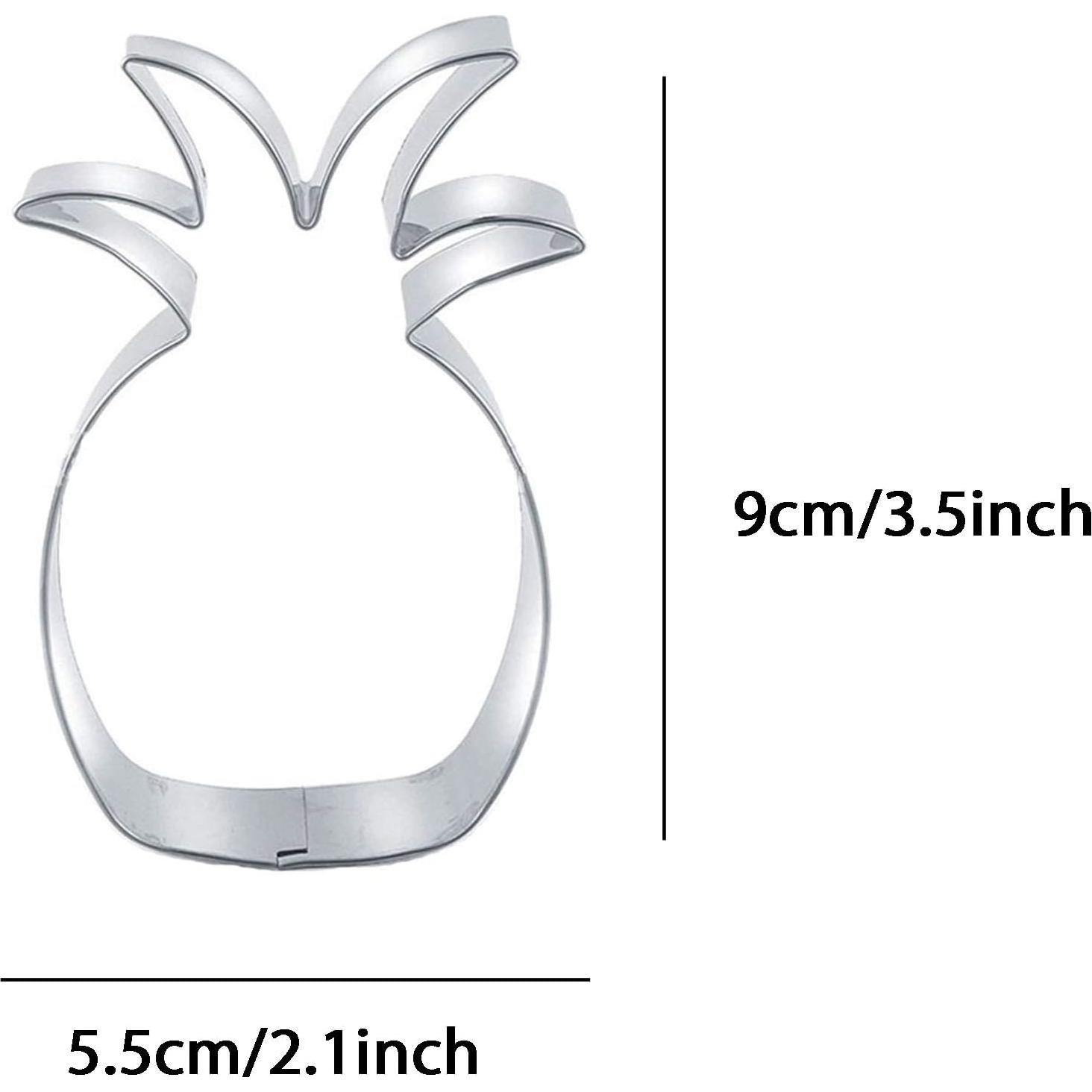 Cortador de Galletas Piña ZDYWY Acero Inoxidable Antiadherente