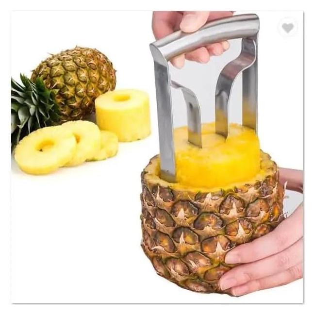 Cortador de Piña de Acero Inoxidable Genérico - 20 cm