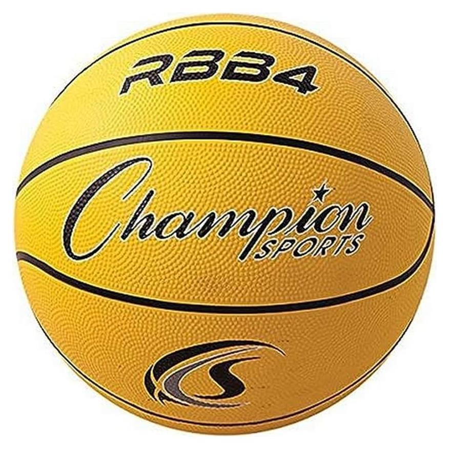 Balón de Baloncesto Champion Sports Tamaño 6 Amarillo
