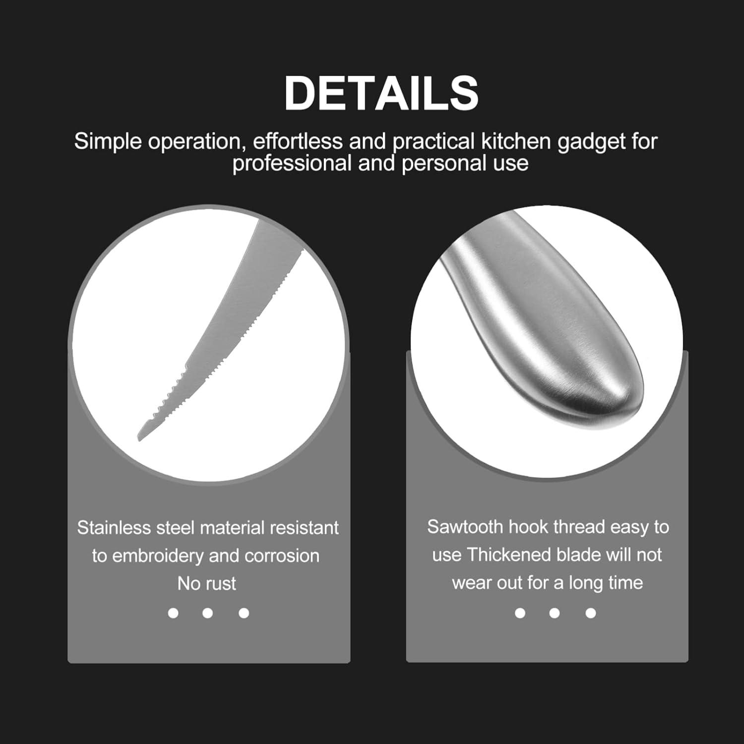 Desvenador de Camarones DOITOOL de Acero Inoxidable 15cm