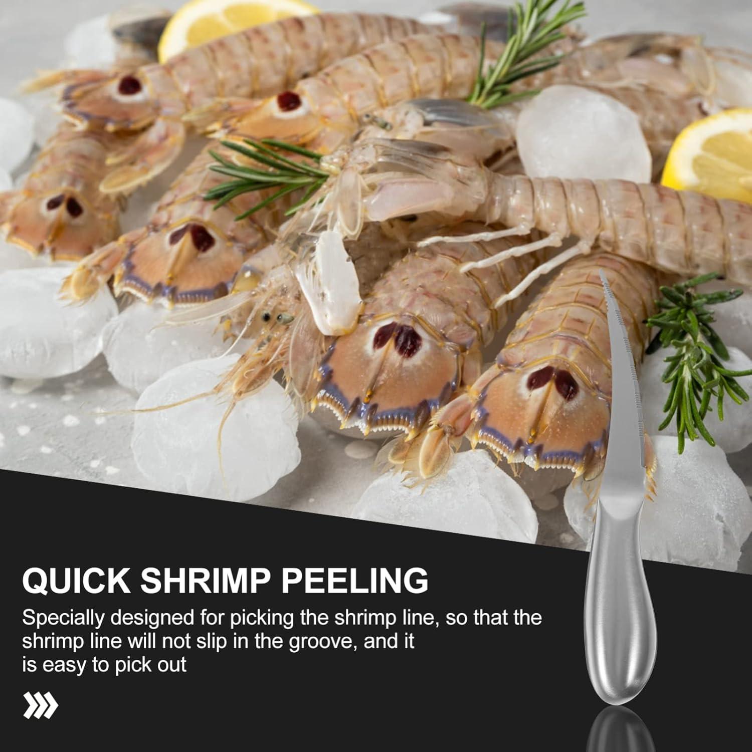 Desvenador de Camarones DOITOOL de Acero Inoxidable 15cm