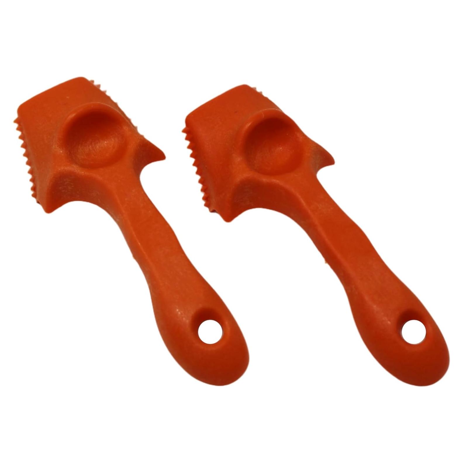 Escalador de Pescado de Plástico JSP Manufacturing - Naranja - 2 Unidades