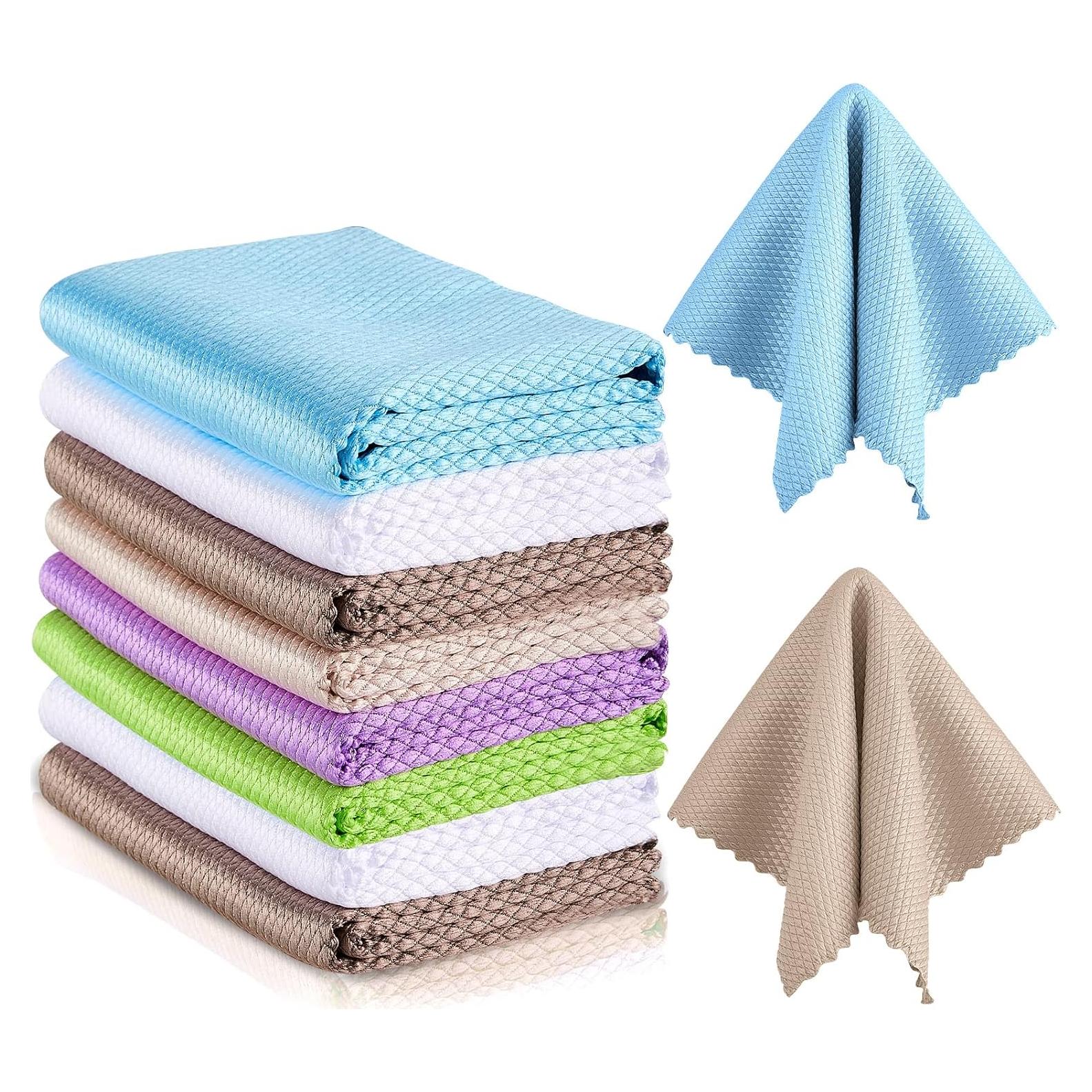 Paquete de 9 Paños de Microfibra Patelai Escamas de Pescado