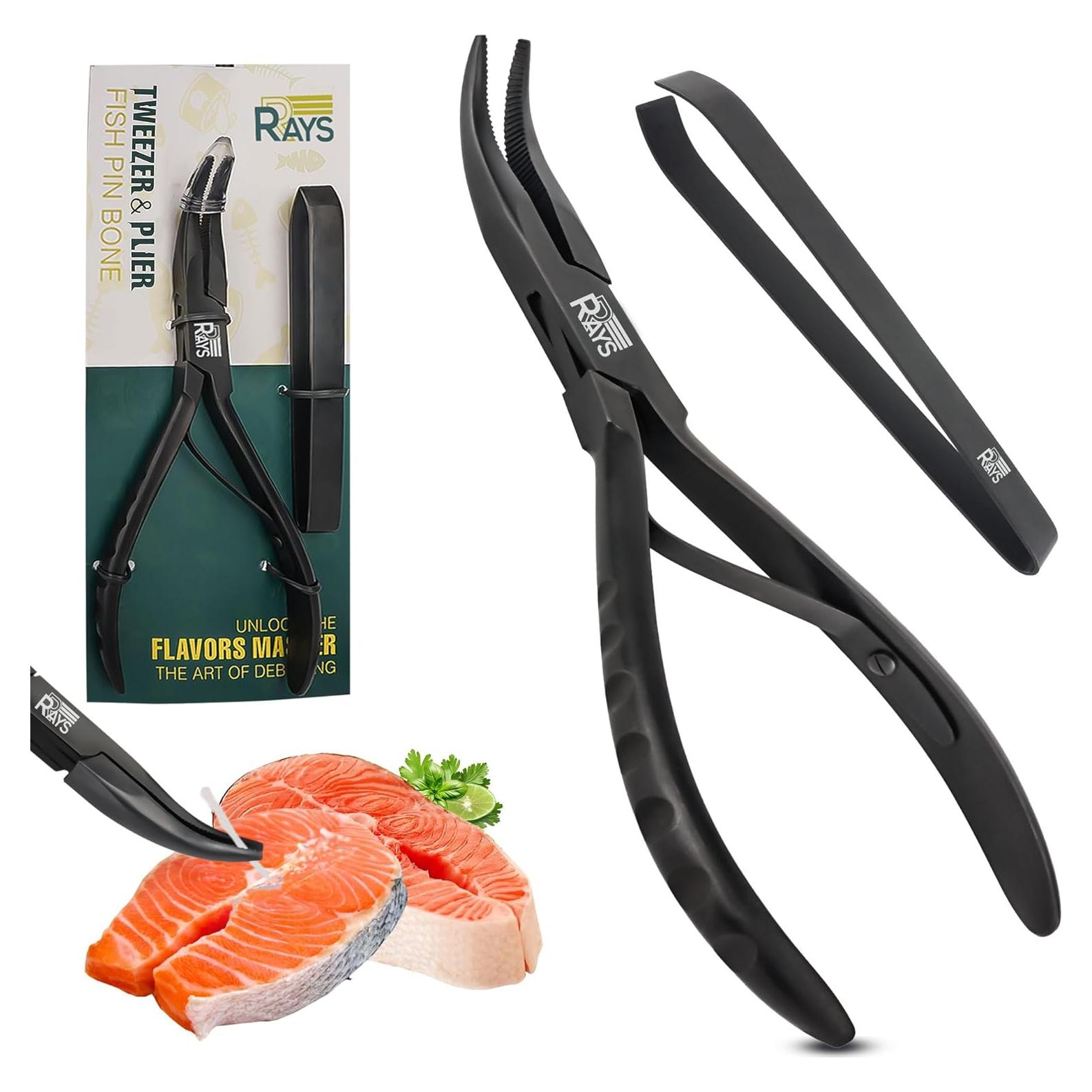 Pinzas de Huesos de Pescado RRAYS - Acero Inoxidable, Pequeñas