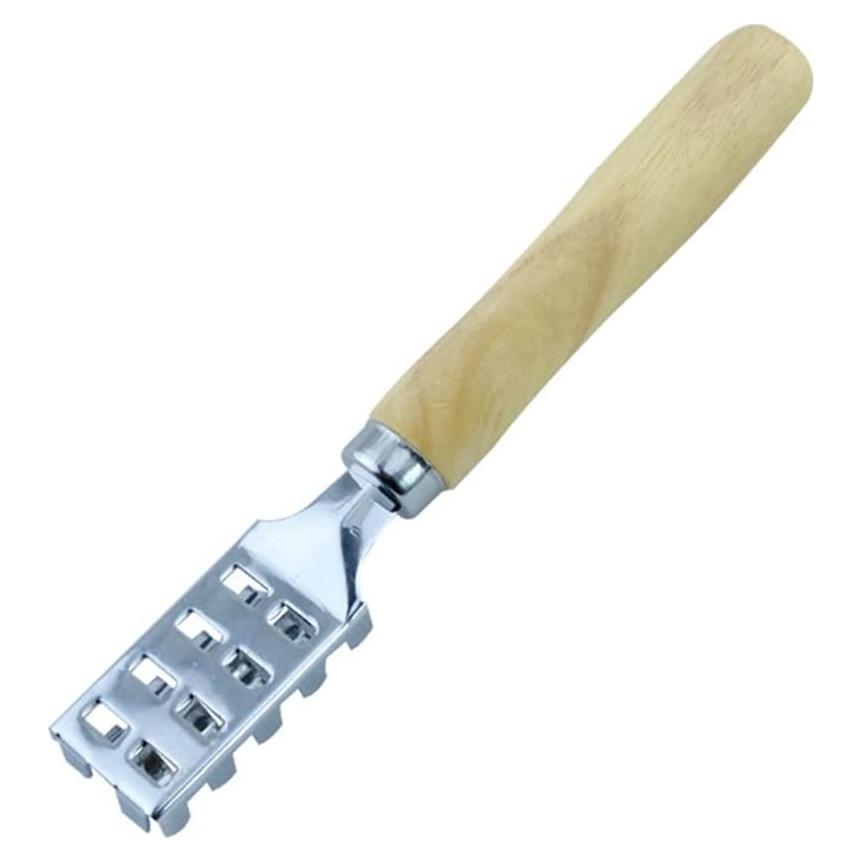 Raspador de Escamas de Pescado Acero Inoxidable Ergonomico
