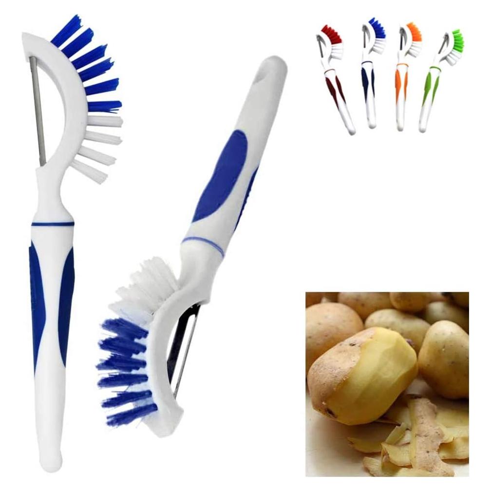 Cepillo de Limpieza y Pelador de Verduras Genérico 20.32 cm