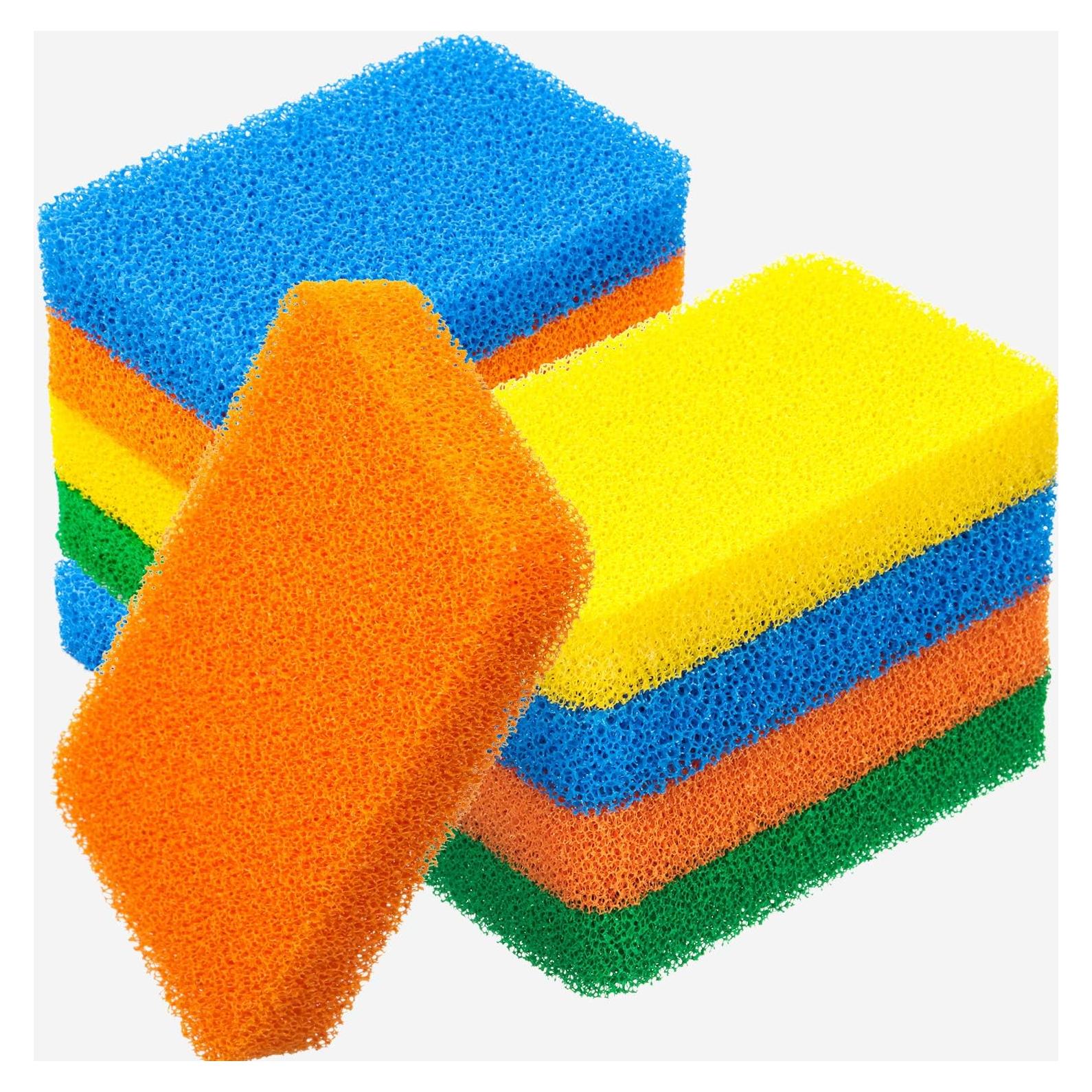 10 Esponjas de Silicona Patelai para Lavar Platos y Verduras