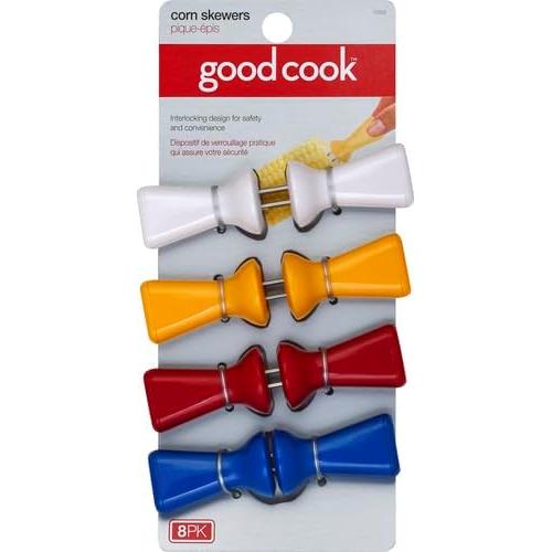 Sujetadores de Maíz GoodCook 8 Piezas Interconectables Multicolor