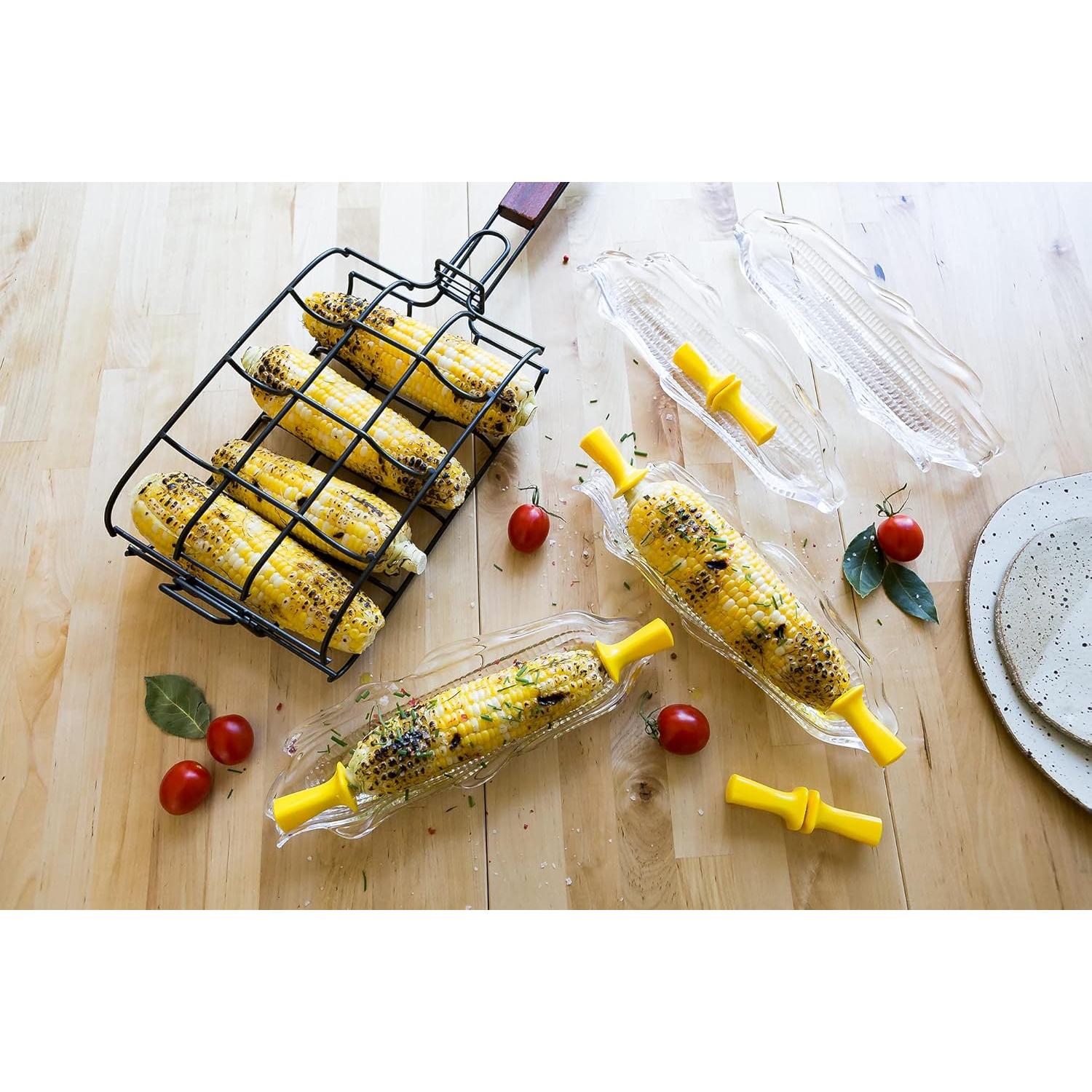 Sujetadores de Maíz GoodCook 8 Piezas Interconectables Multicolor