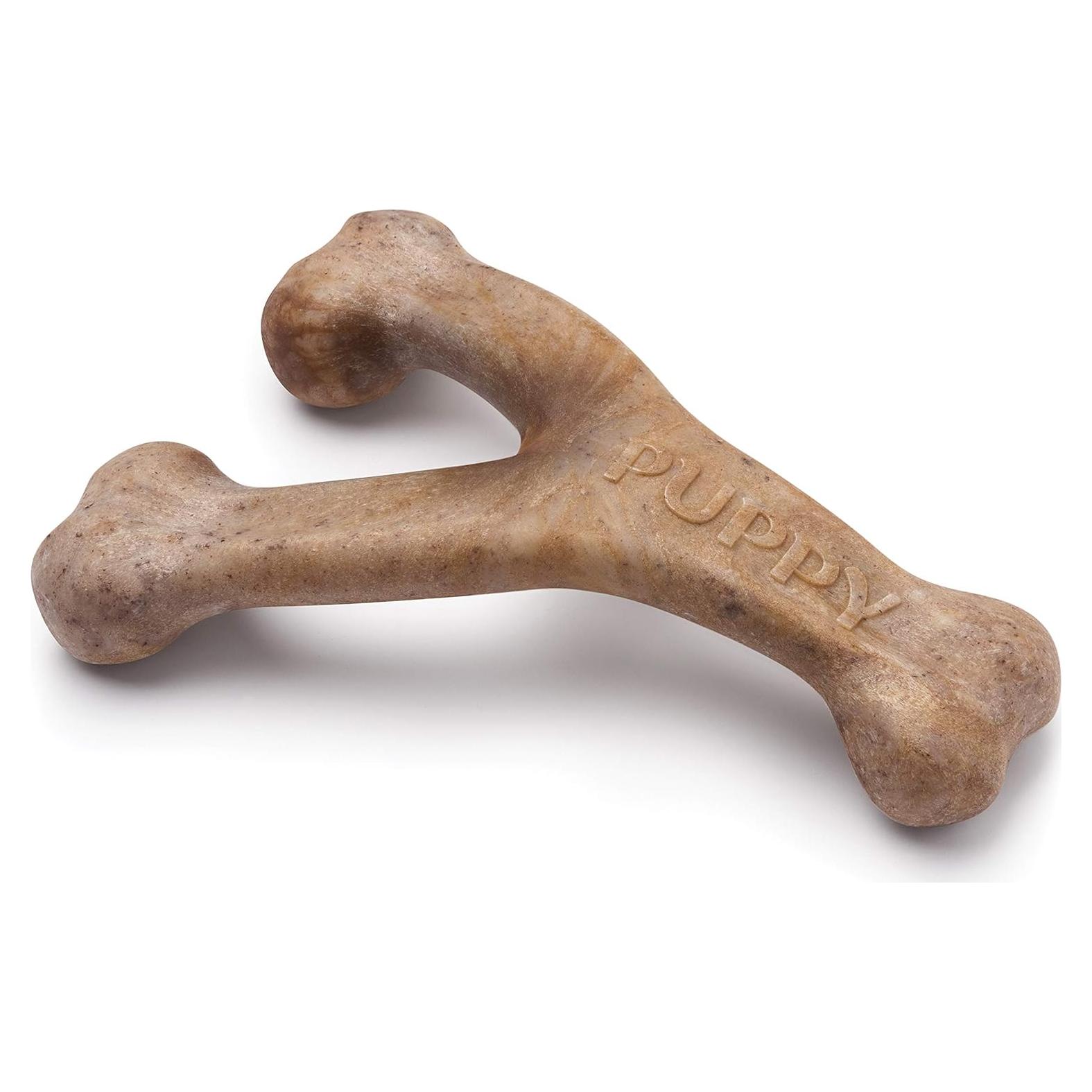 Benebone Juguete Masticable para Cachorros Medianos - Tocino Real