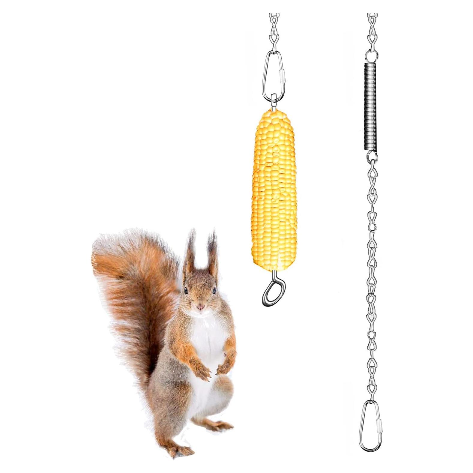 Comedero Colgante para Ardillas Essilnn - Soporte Ajustable