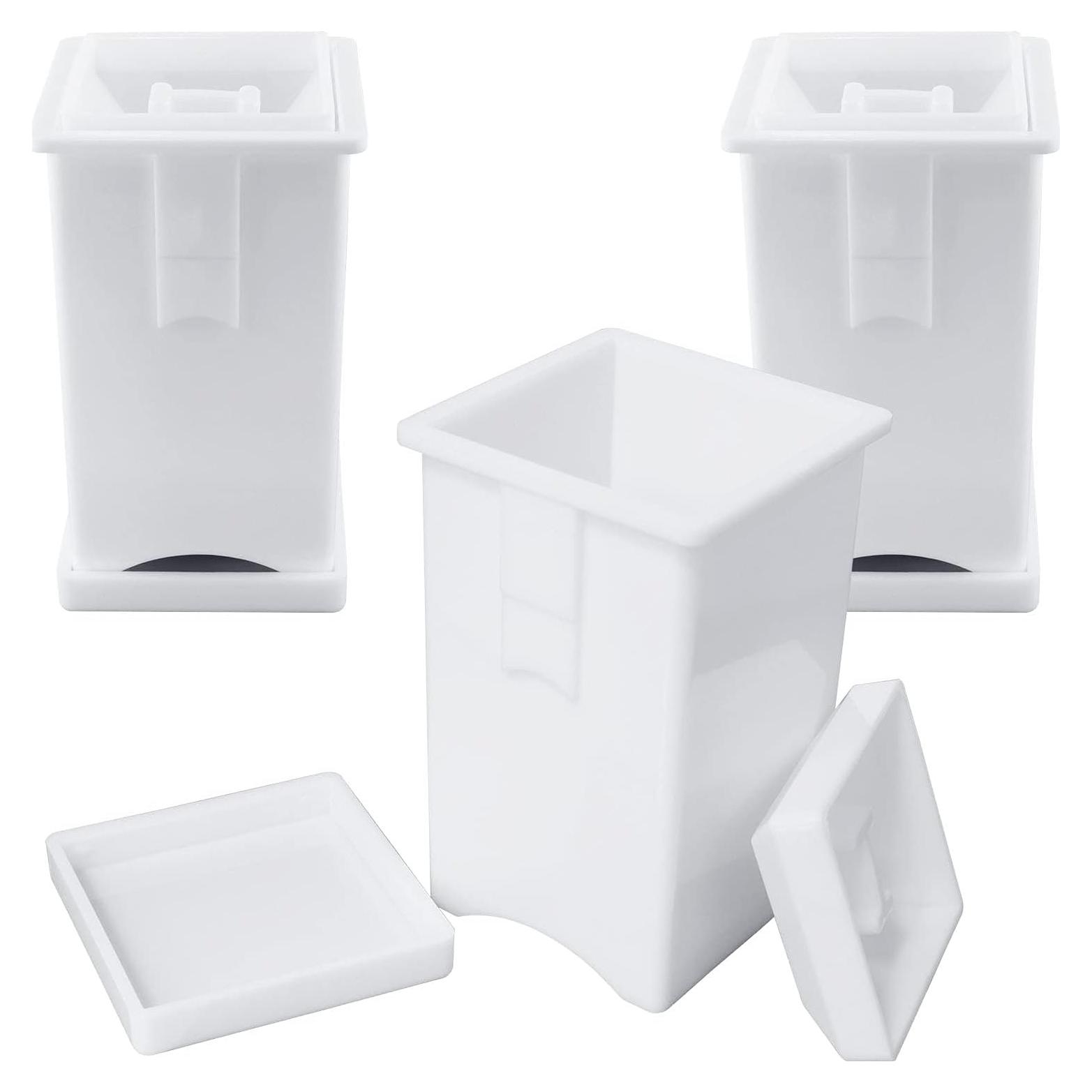 Esparcidor de Mantequilla DGZJSM 3PCS Plástico Blanco 7.7cm