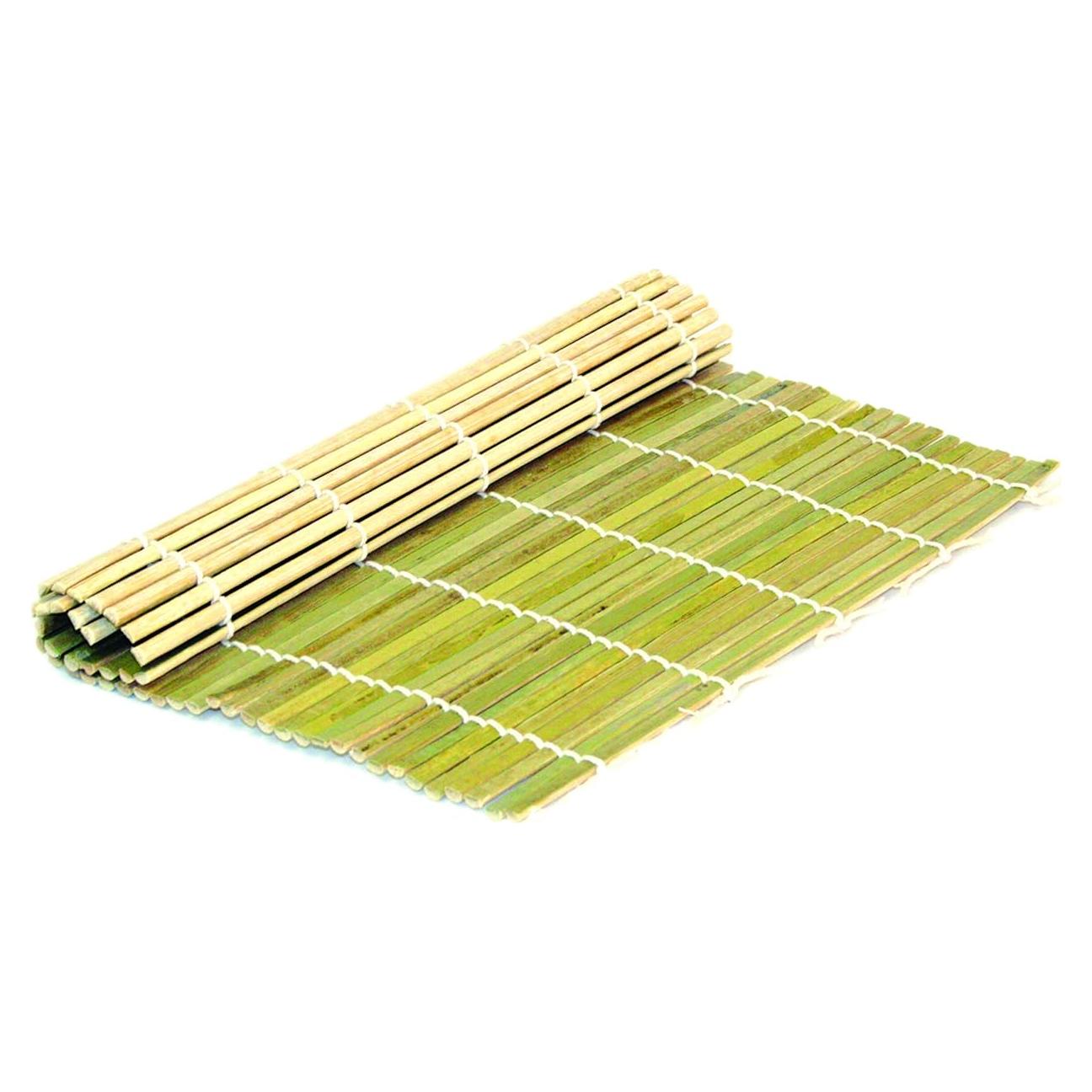 Rodillo de Sushi Thunder Group BASR095JP, 24 cm, Bambú, Paquete de 10