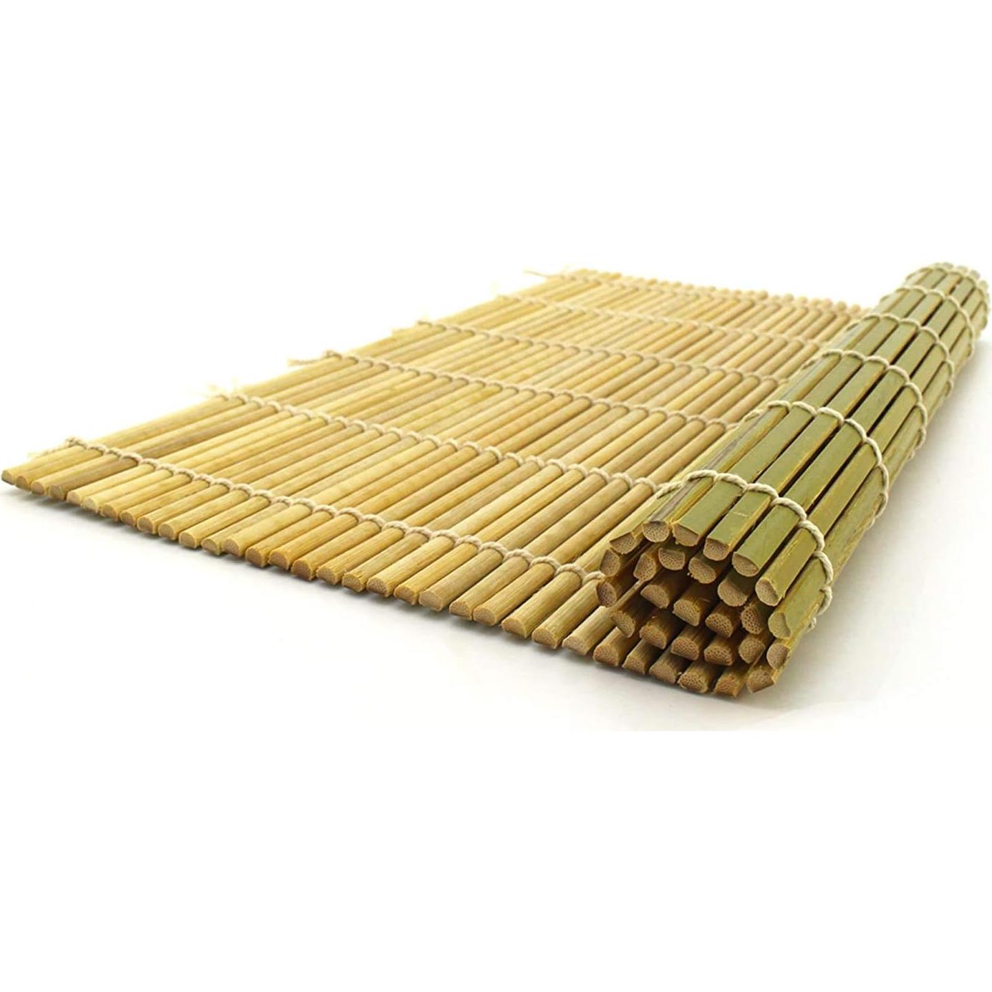 Kit de Hacer Sushi BambooMN - 2 Esteras, Paleta y Palillos