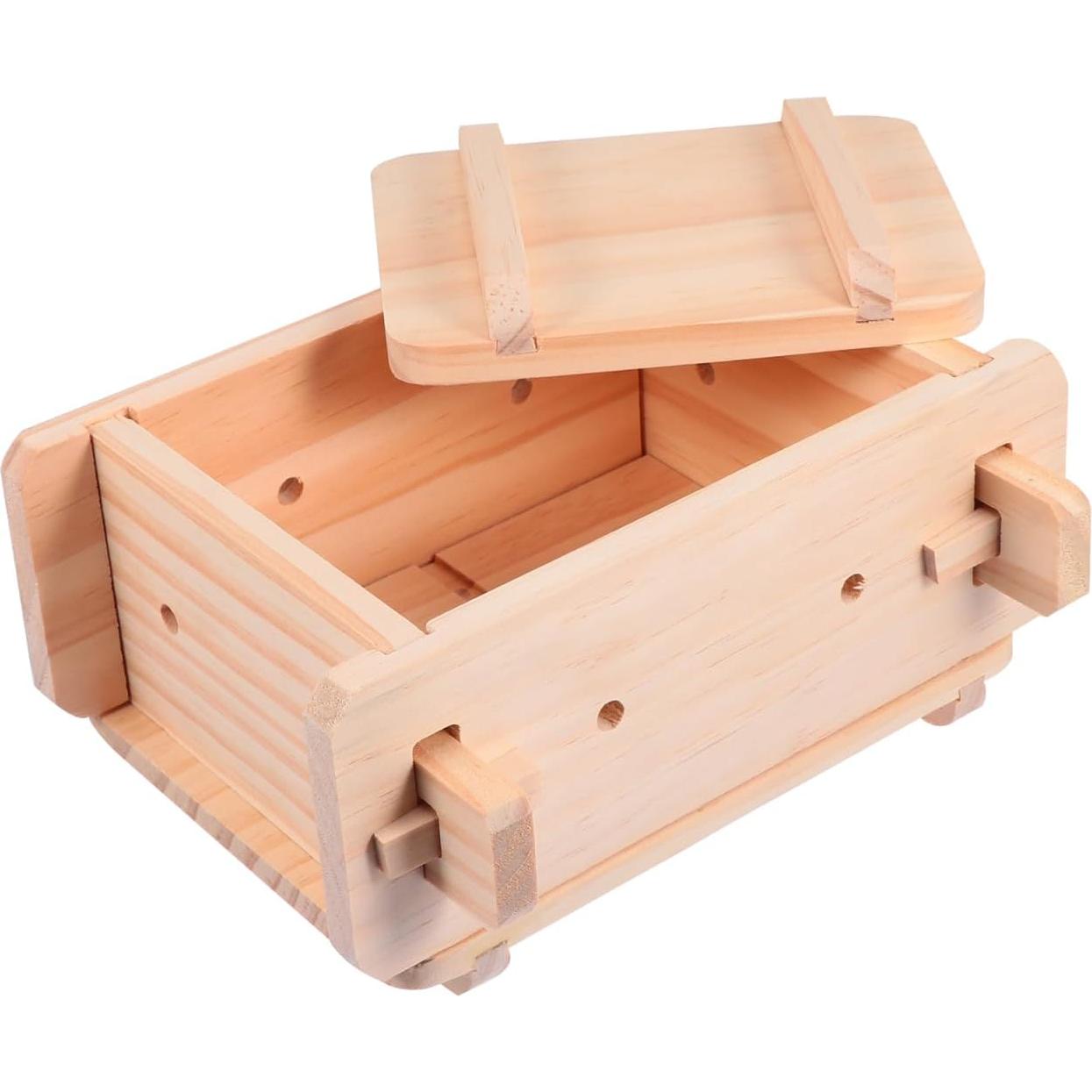 Prensa de Tofu DOITOOL de Madera 22x19x10cm Herramienta Manual