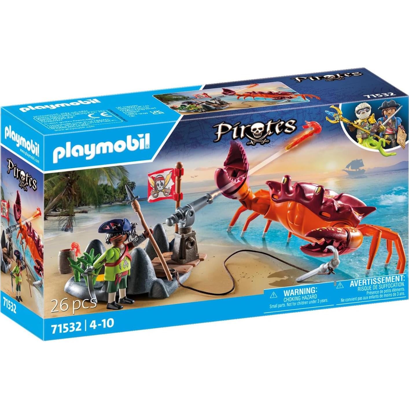 Playmobil Piratas: Batalla Cangrejo Gigante 26 Piezas