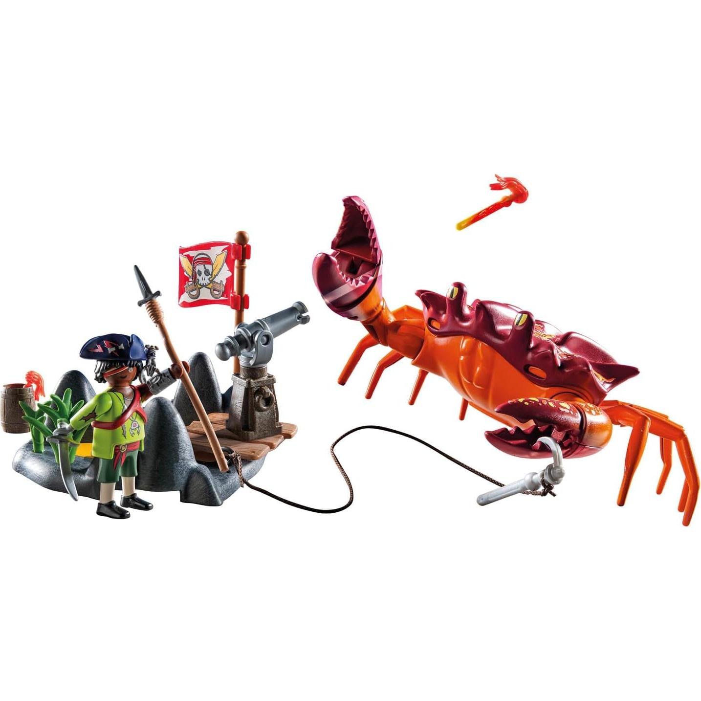 Playmobil Piratas: Batalla Cangrejo Gigante 26 Piezas
