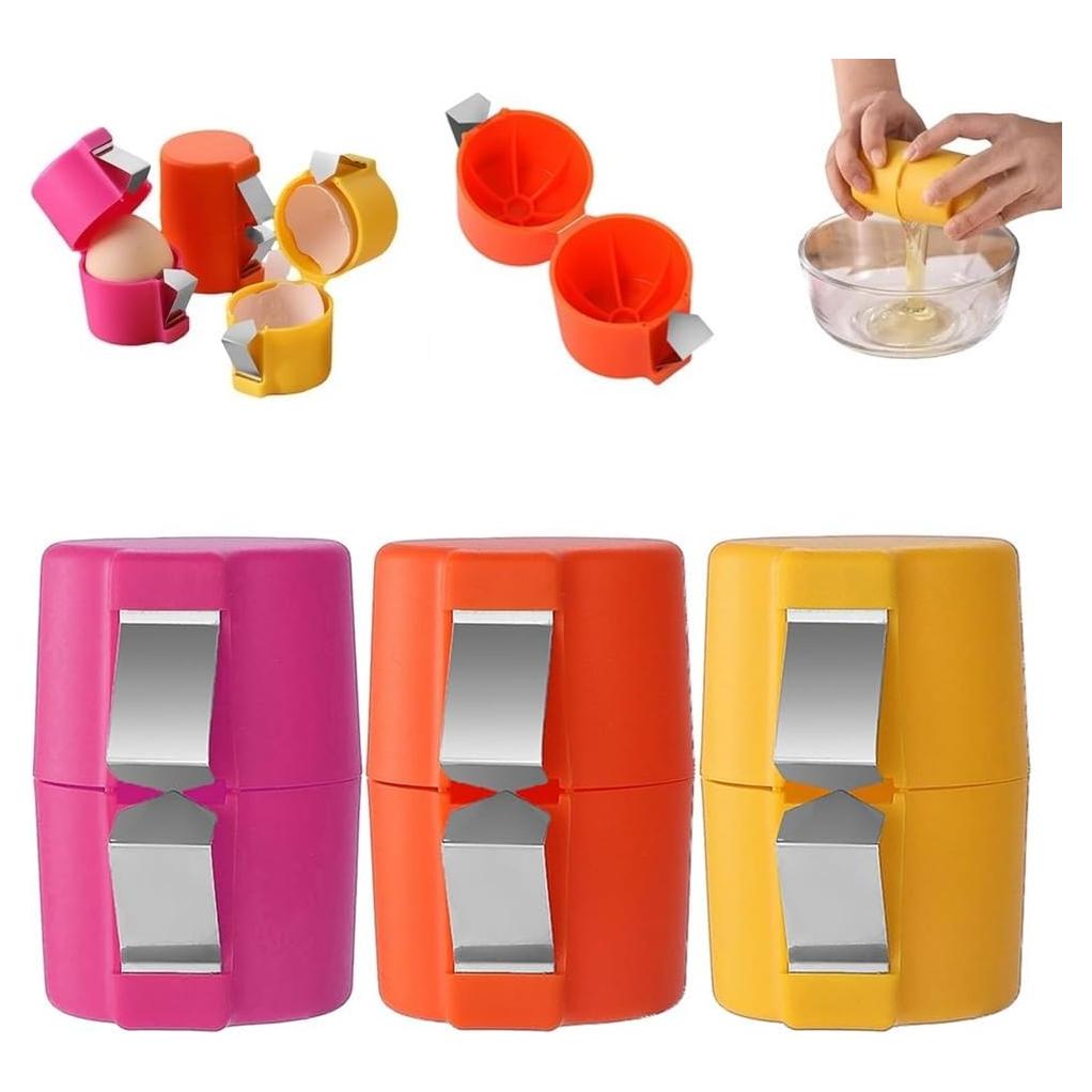 Abridor de cáscaras de huevo Darfooper 3PCS acero inoxidable