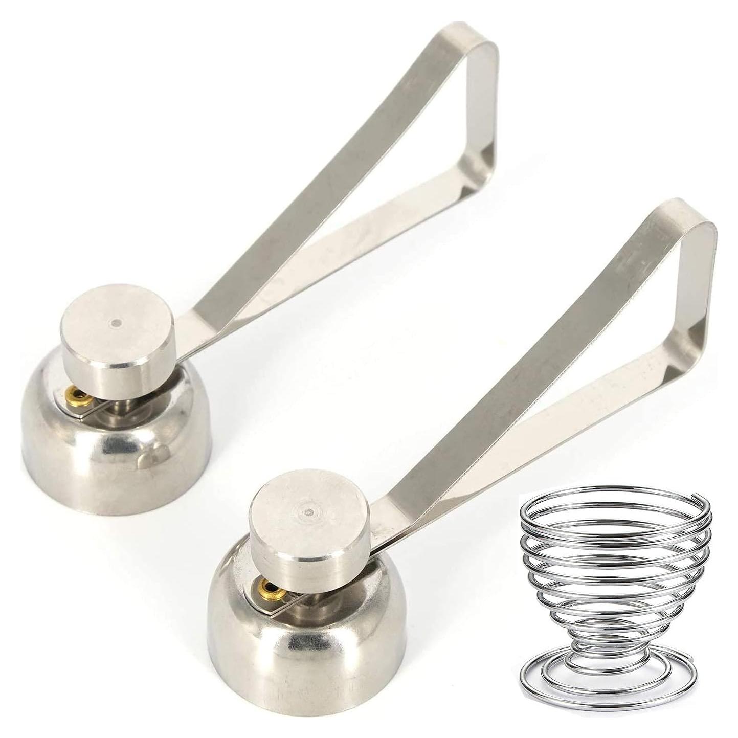 Cortador de Huevos Mayata 2PCS Acero Inoxidable 10.5cm