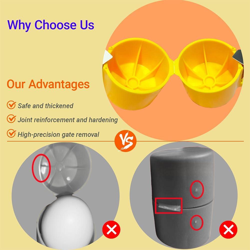 Abridor de Cáscara de Huevo HKFALDRR - 3 Piezas, Portátil y Ligero